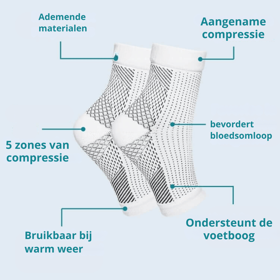 VenoFit™ - Pijnverlichtende Enkel Compressie Sokken