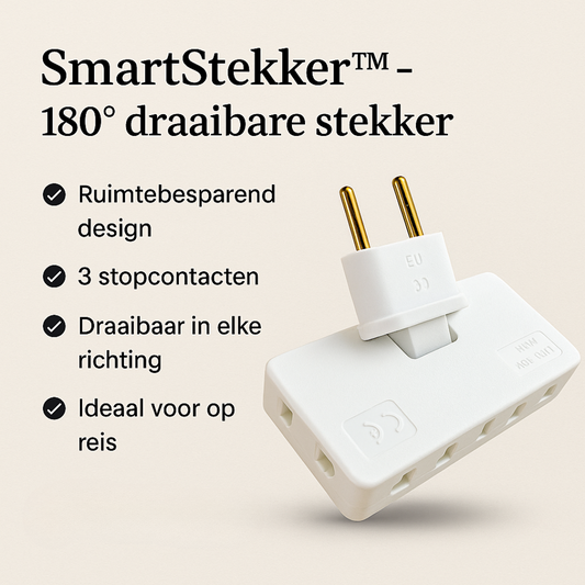 SmartStekker™ - 180° draaibare stekker