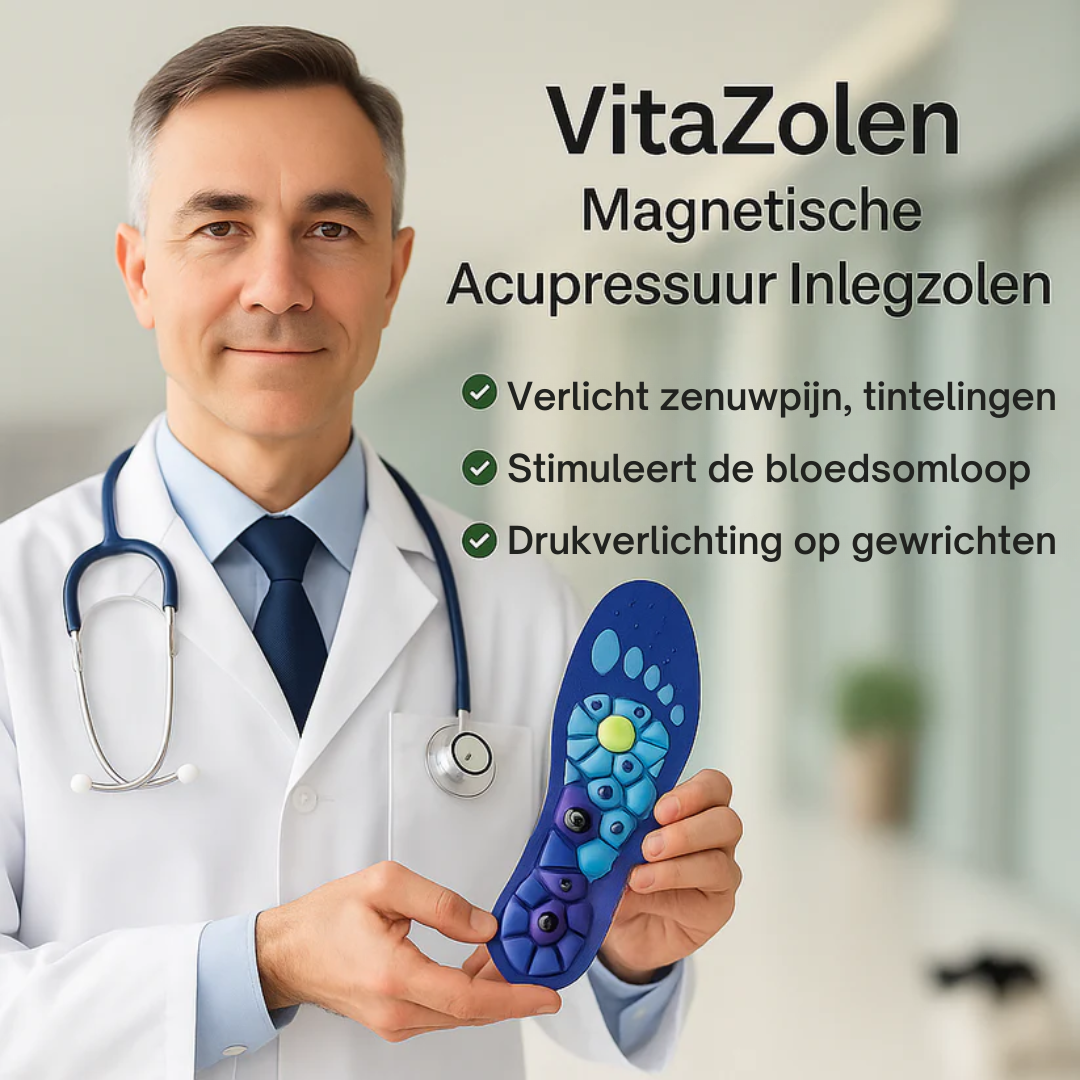 VitaZolen - Magnetische Accupressuur Inlegzolen