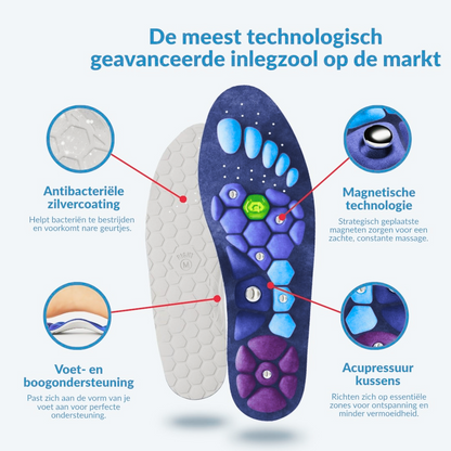 VitaZolen - Magnetische Accupressuur Inlegzolen