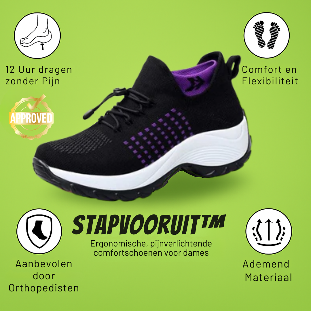 StapVooruit™ - Ergonomische, pijnverlichtende comfortschoenen voor dames