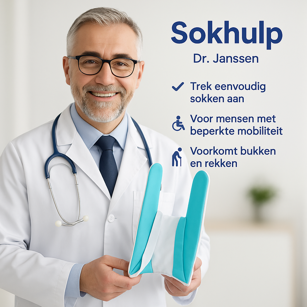 SokHelper™ - Pijnvrij je sokken aan zonder bukken