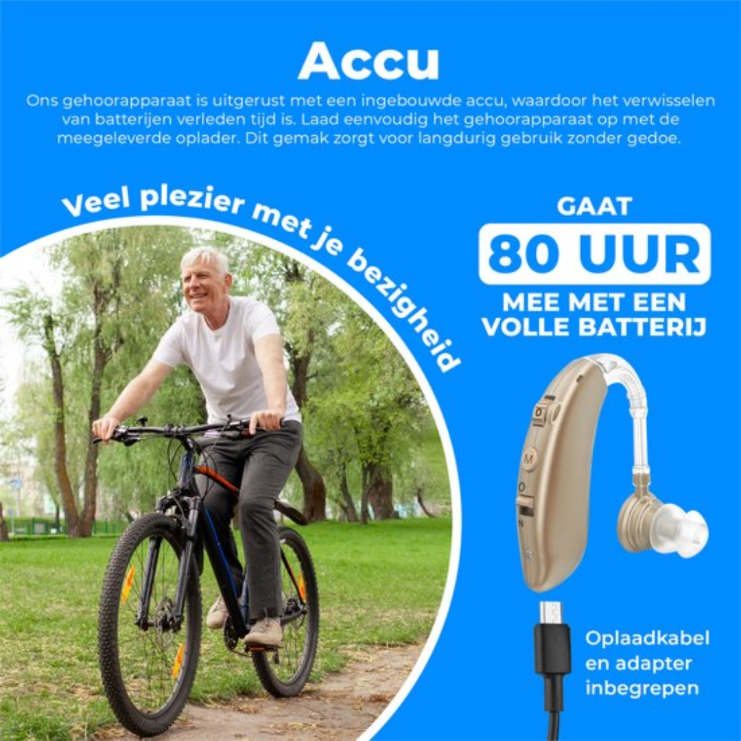 Hearix™ - Oplaadbare Universele Geluidversterker