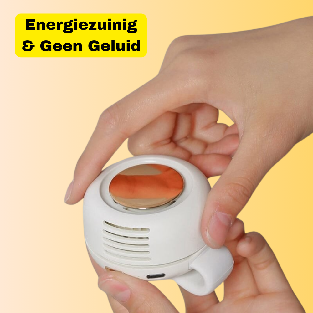 BreezeClip™ | Direct Verkoeling, Altijd Binnen Handbereik