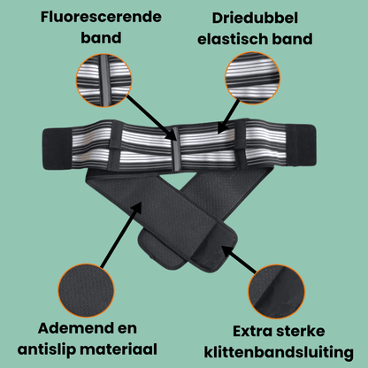 LumbaBelt™ -Verstelbare rugband voor directe verlichting en houdingondersteuning