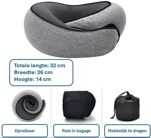Snoozy™ - Ergonomisch Reiskussen