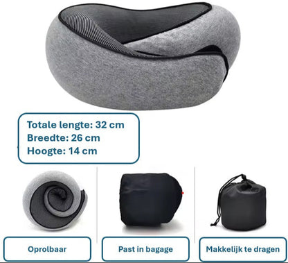 Snoozy™ - Ergonomisch Reiskussen