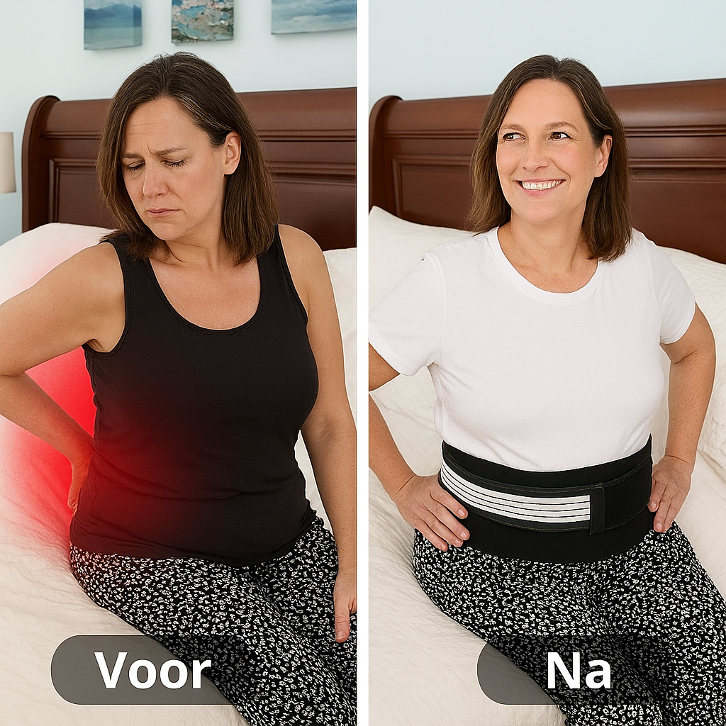 LumbaBelt™ -Verstelbare rugband voor directe verlichting en houdingondersteuning