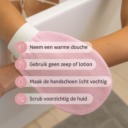 DermaSoft™ – Exfoliërende Handschoen