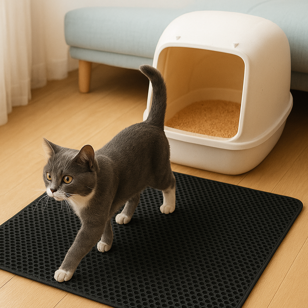 KorrelStop™ | De Kattenbakmat die je Huis Schoon Houdt