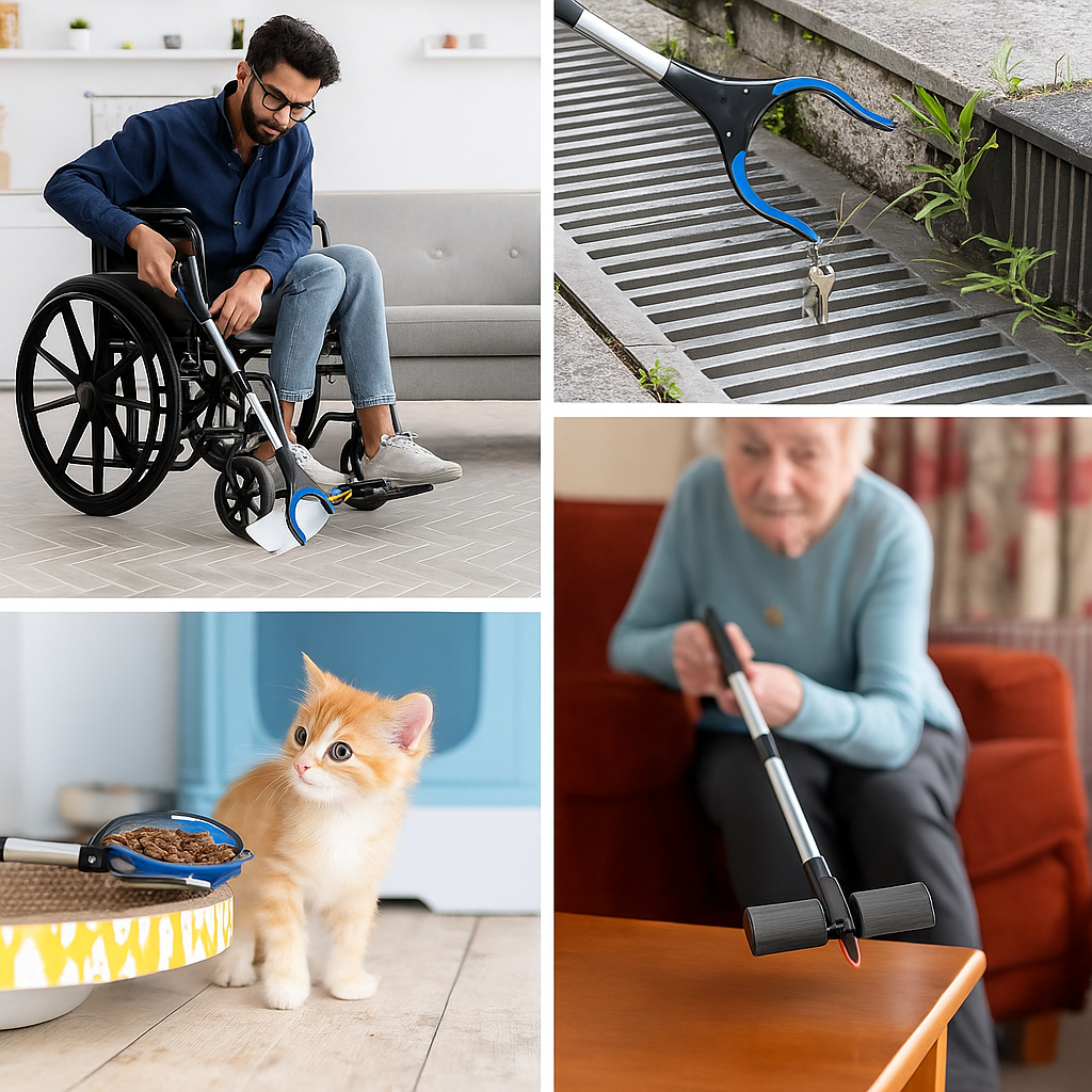 Medigrab™ - Opvouwbare Grijper met 360° Draaibare Klem