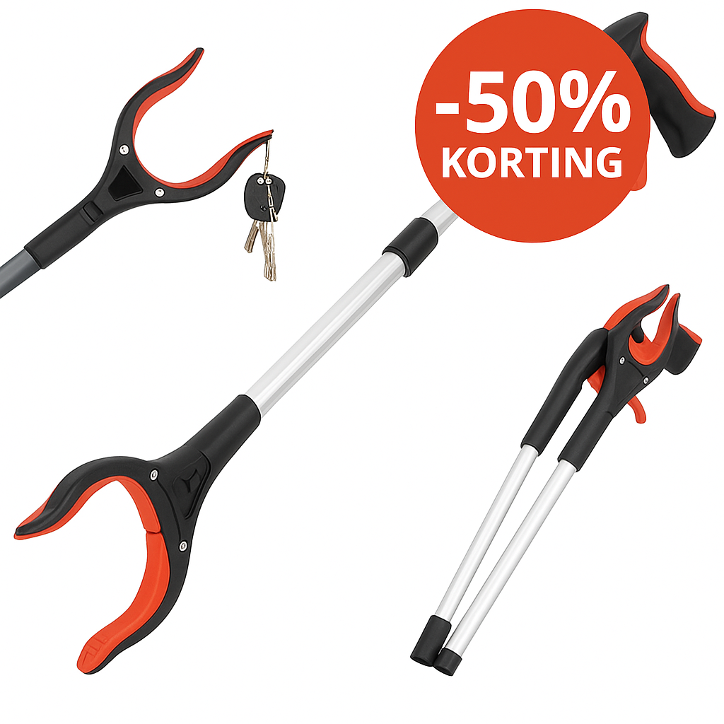 Medigrab™ - Opvouwbare Grijper met 360° Draaibare Klem