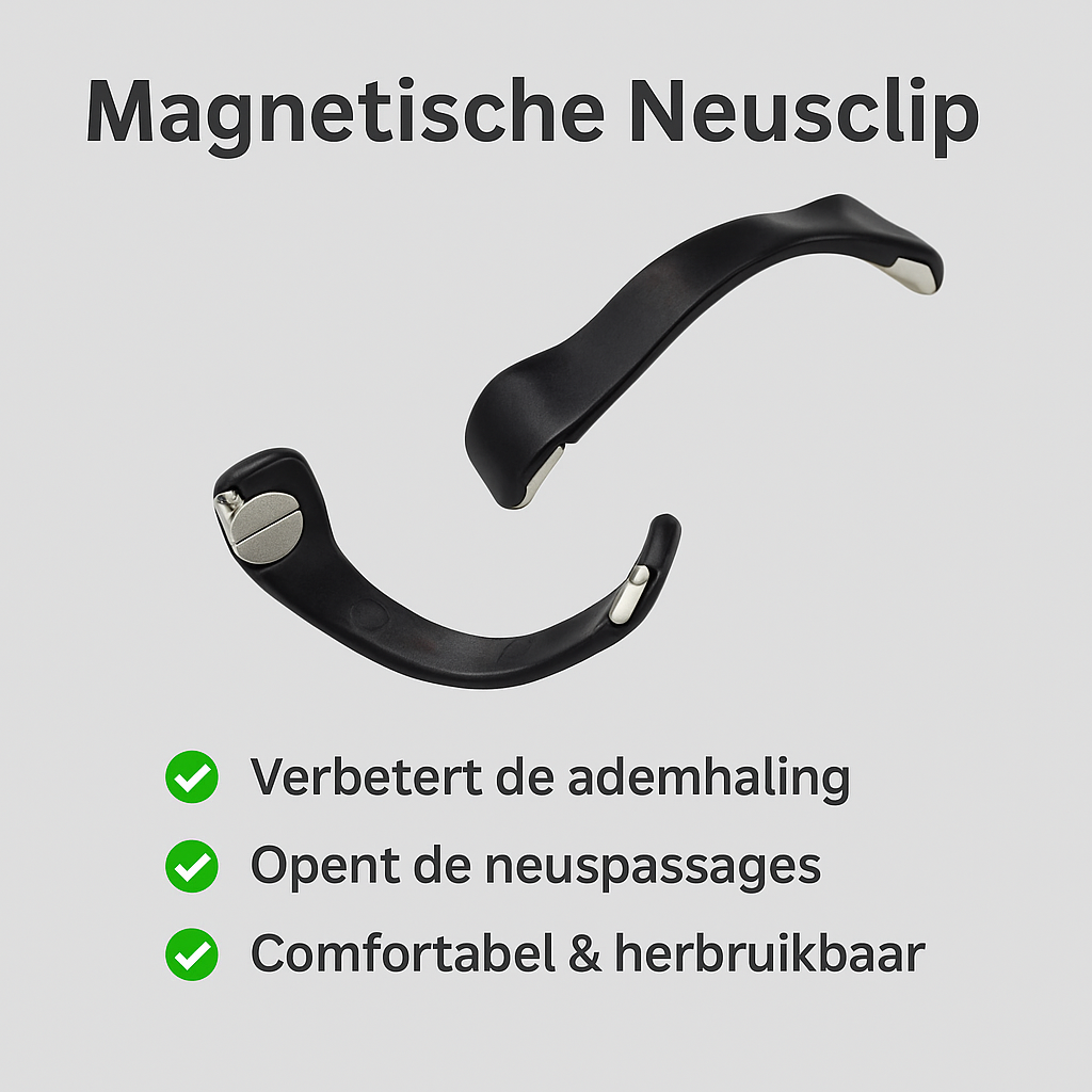 AirBoost™ | Magnetische Neusclip voor Betere Ademhaling en Verbeterde Prestaties
