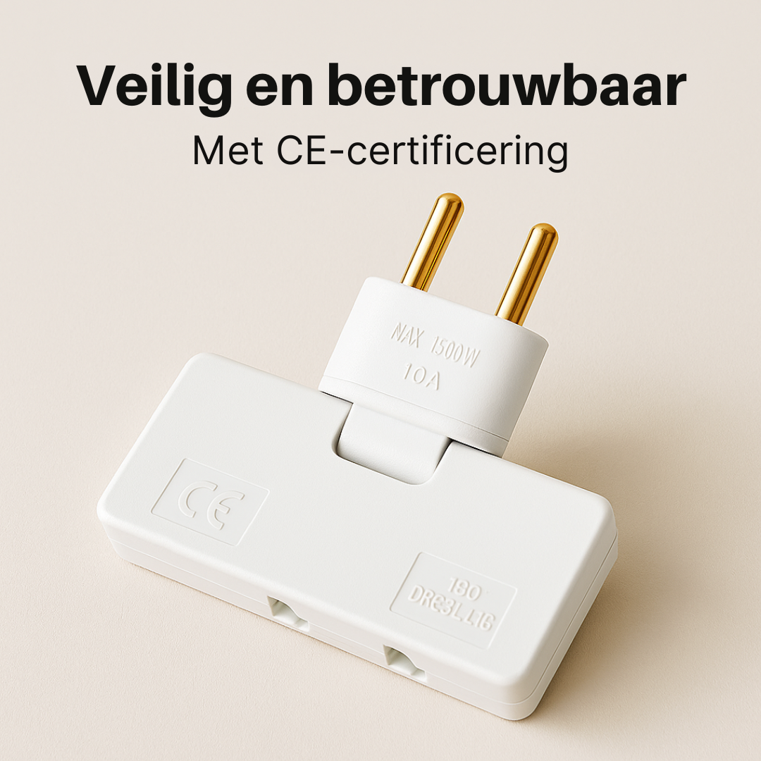 SmartStekker™ - 180° draaibare stekker