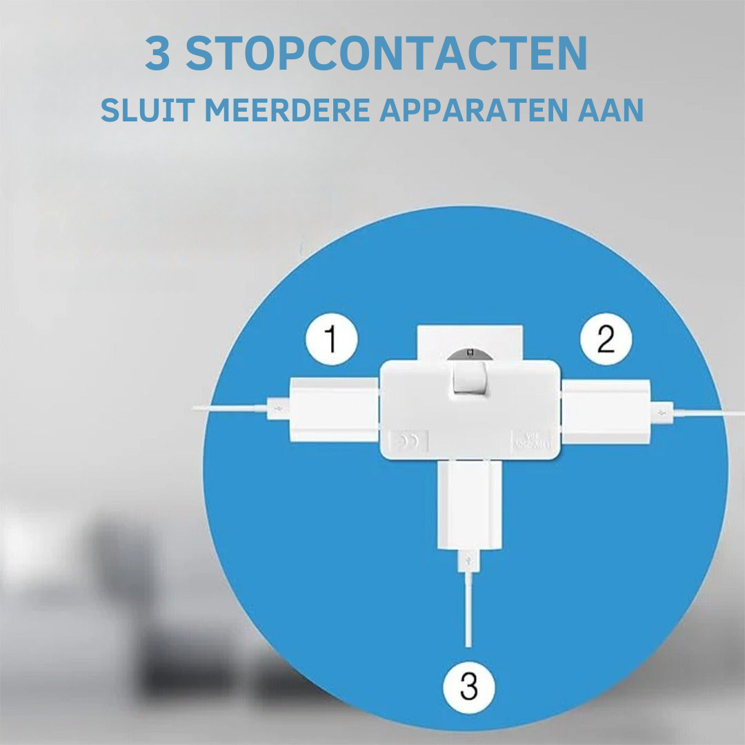 SmartStekker™ - 180° draaibare stekker