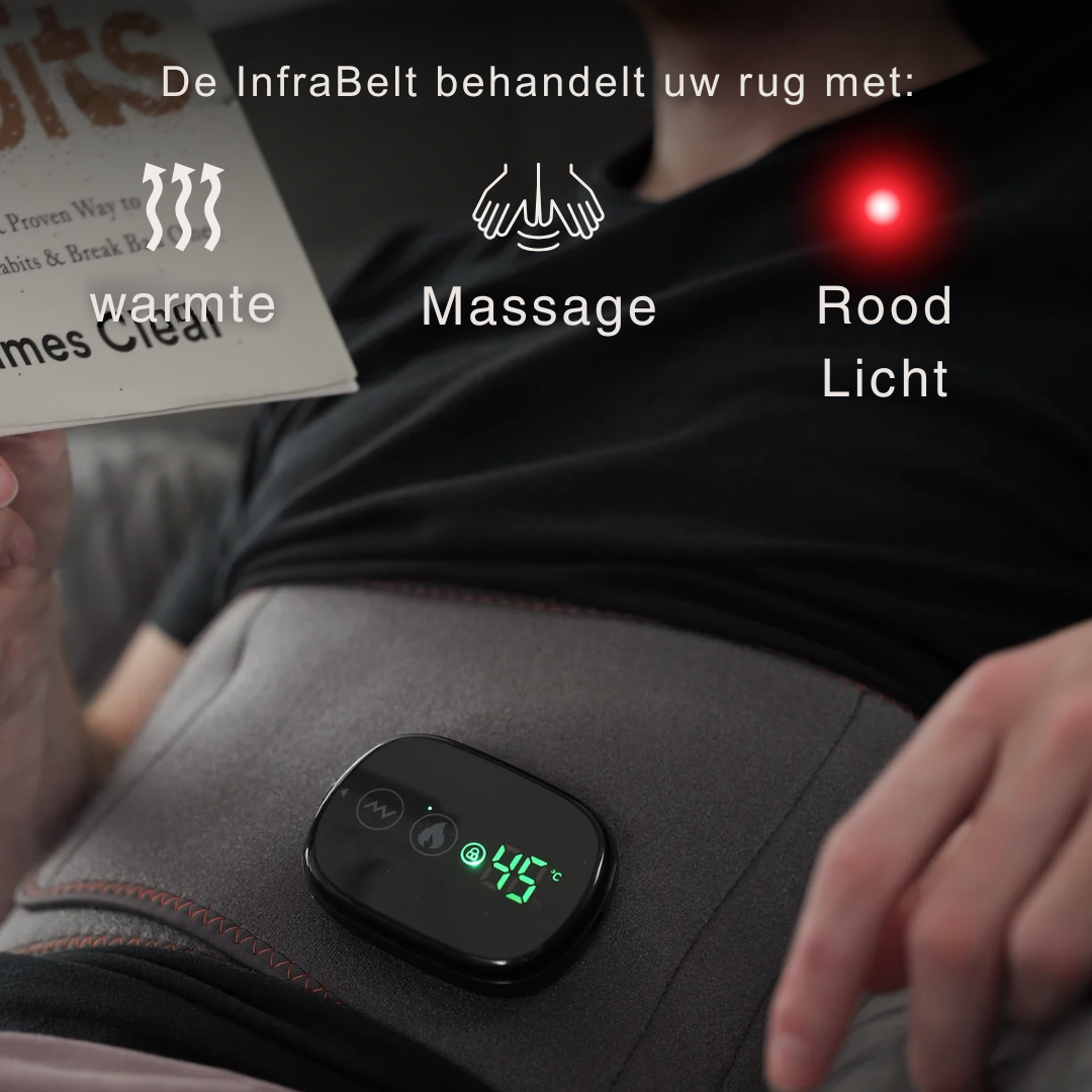 InfraBelt™ - Rodelichttherapie-gordel met vibratie