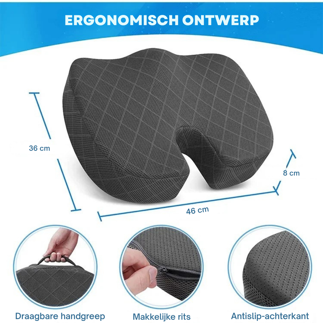 RugVriend™ - Ergonomisch Zitkussen