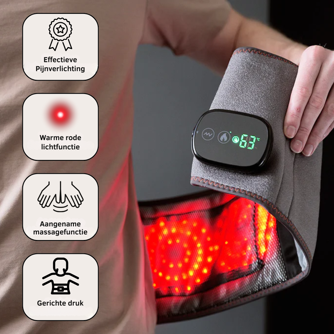 InfraBelt™ - Rodelichttherapie-gordel met vibratie