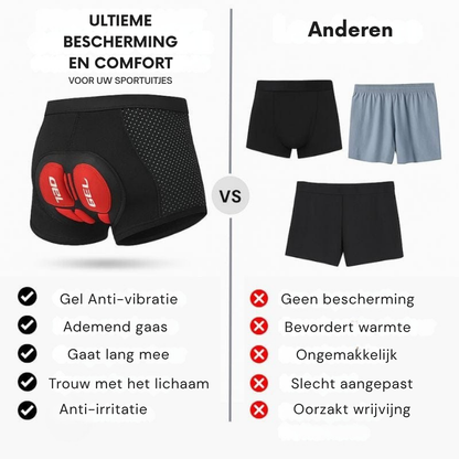 GelRide™ - 5D Gel Herenboxer ontworpen voor onderweg
