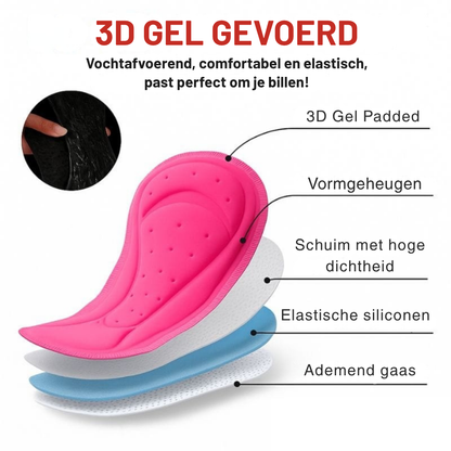 GelRide™ V2 -  Gel Vrouwen Brief ontworpen voor onderweg