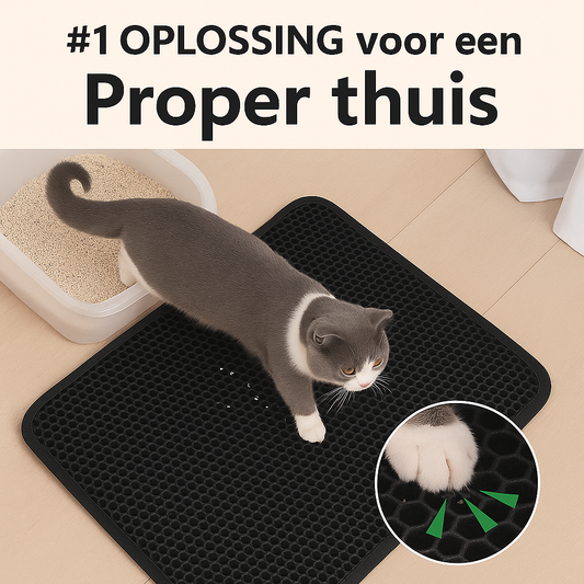 KorrelStop™ | De Kattenbakmat die je Huis Schoon Houdt