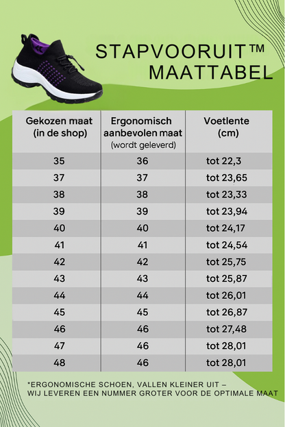 StapVooruit™ - Ergonomische, pijnverlichtende comfortschoenen voor dames