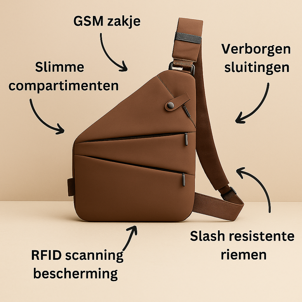 SafeTrip Bag™ - Veilig en stijlvol onderweg