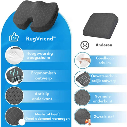 RugVriend™ - Ergonomisch Zitkussen
