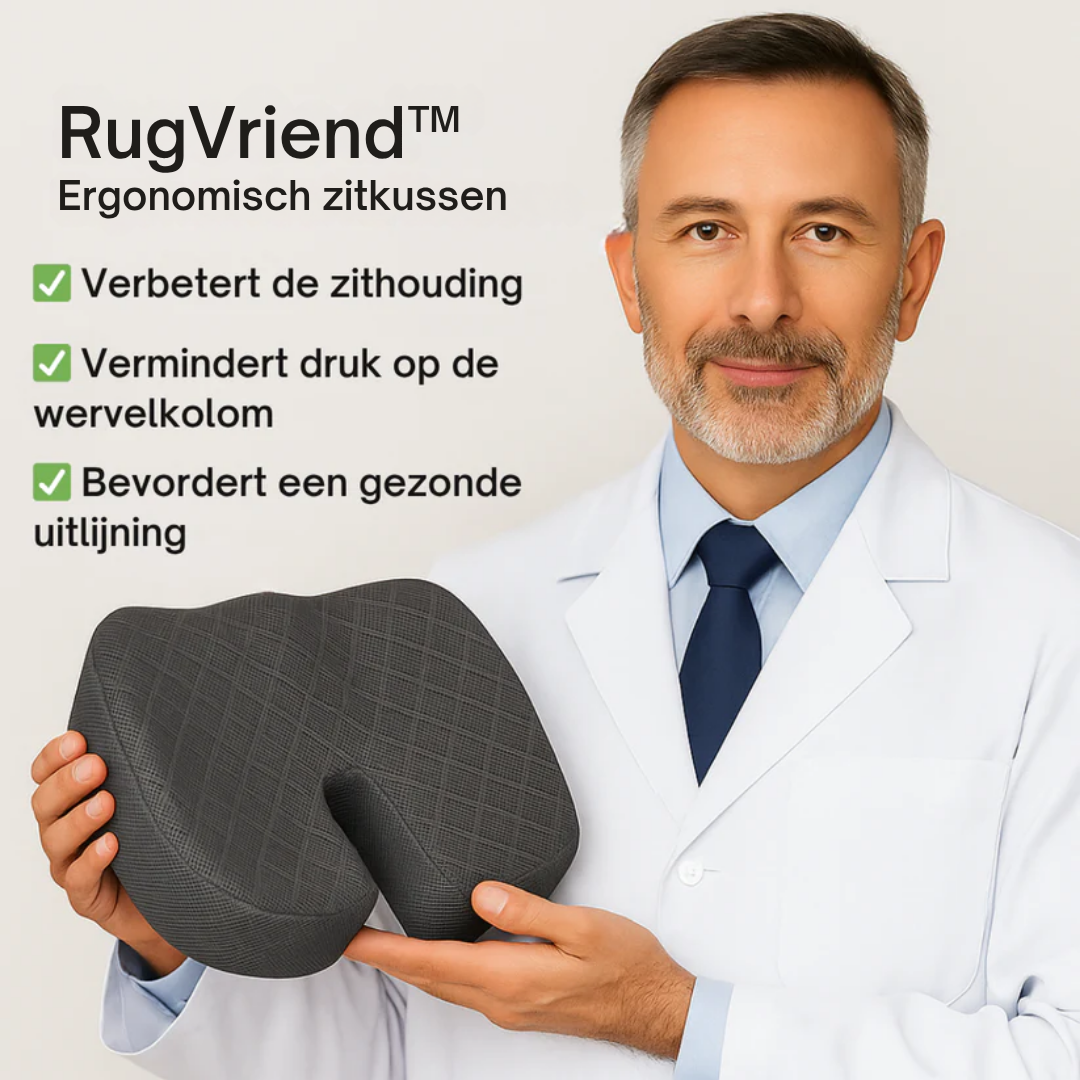RugVriend™ - Ergonomisch Zitkussen